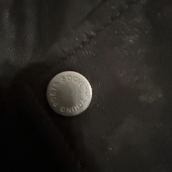 NEW Mens’ Classic Leather Biker Jacket Size S - Picture 8 of 16